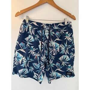 O'Neill Men's Small Hermosa Lined Elastic Waist Boardshorts Swimming‎ Tropical